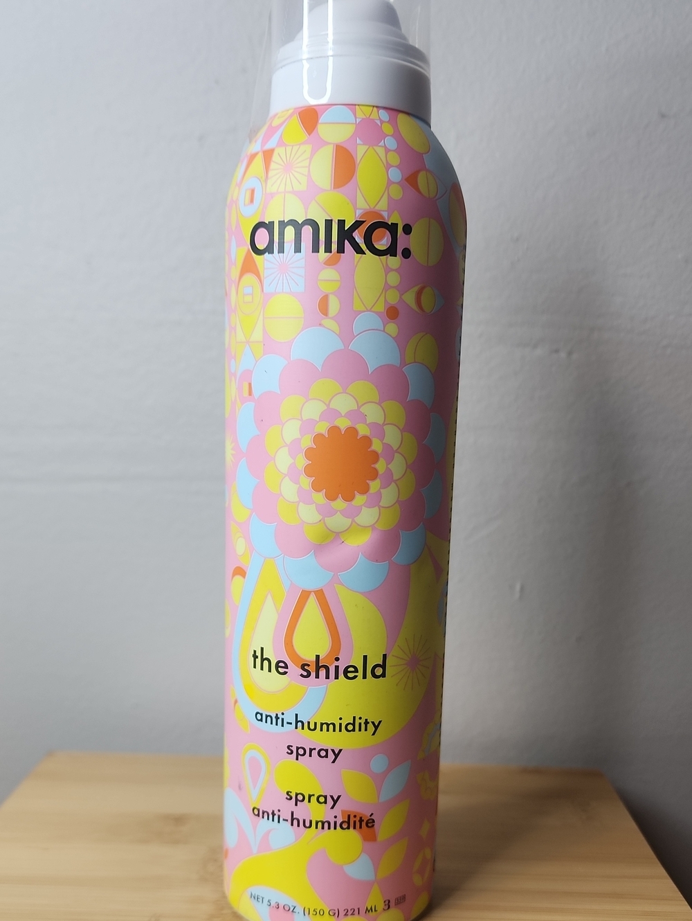 amika anti-humidity spray — Pink & Yellow Decorative Can